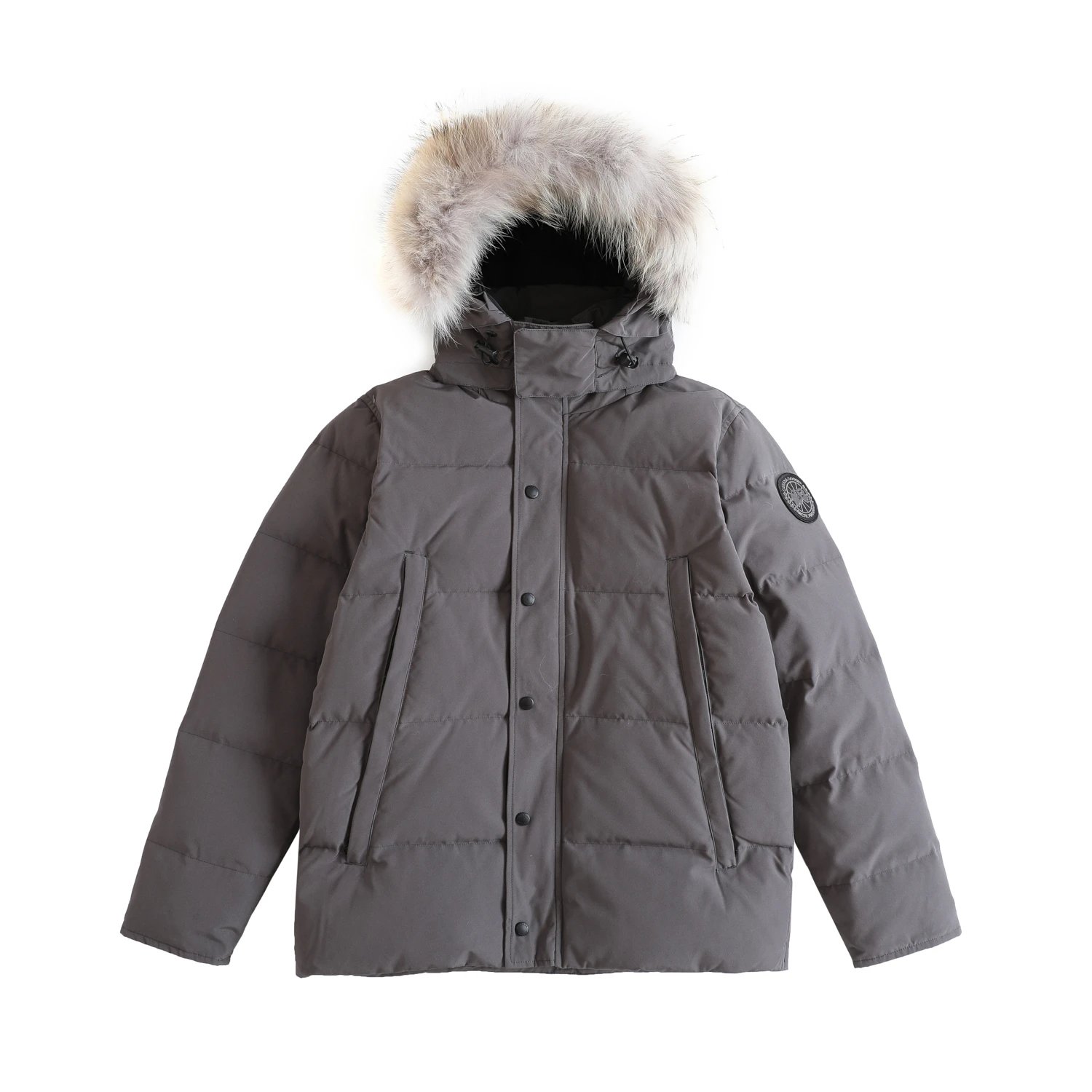 Canada Goose Expedition Parka Graphite Gray Down Jacket - 5
