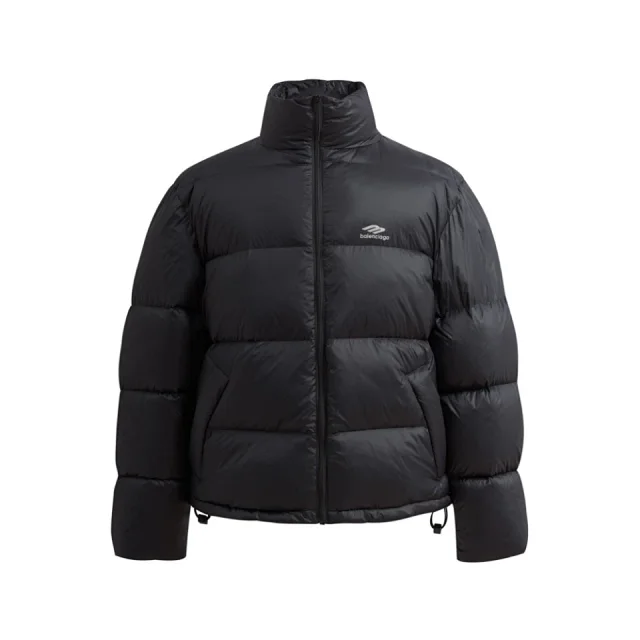 Balenciaga Down Jackets Logo-Print Puffer Jacket product detail image 3