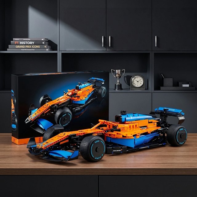 Lego-compatible Red Bull Formula 1 race car building block toy gift: seller detail photo 6