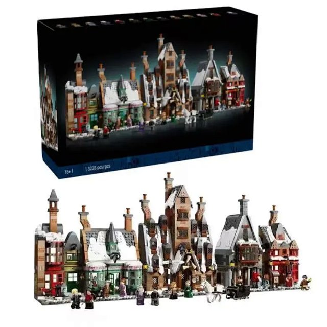 LEGO Harry Potter-compatible Hogsmeade Village building block street scene toy: seller detail photo 6