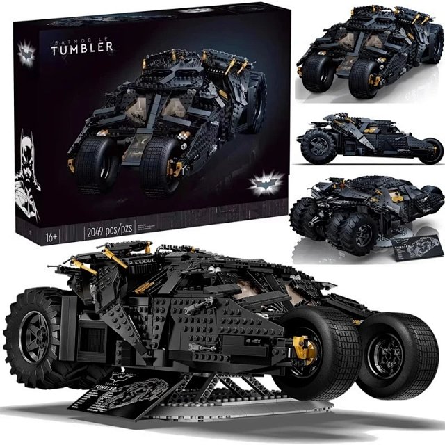 LEGO-compatible Dark Knight Batmobile building block model toy: seller detail photo 6