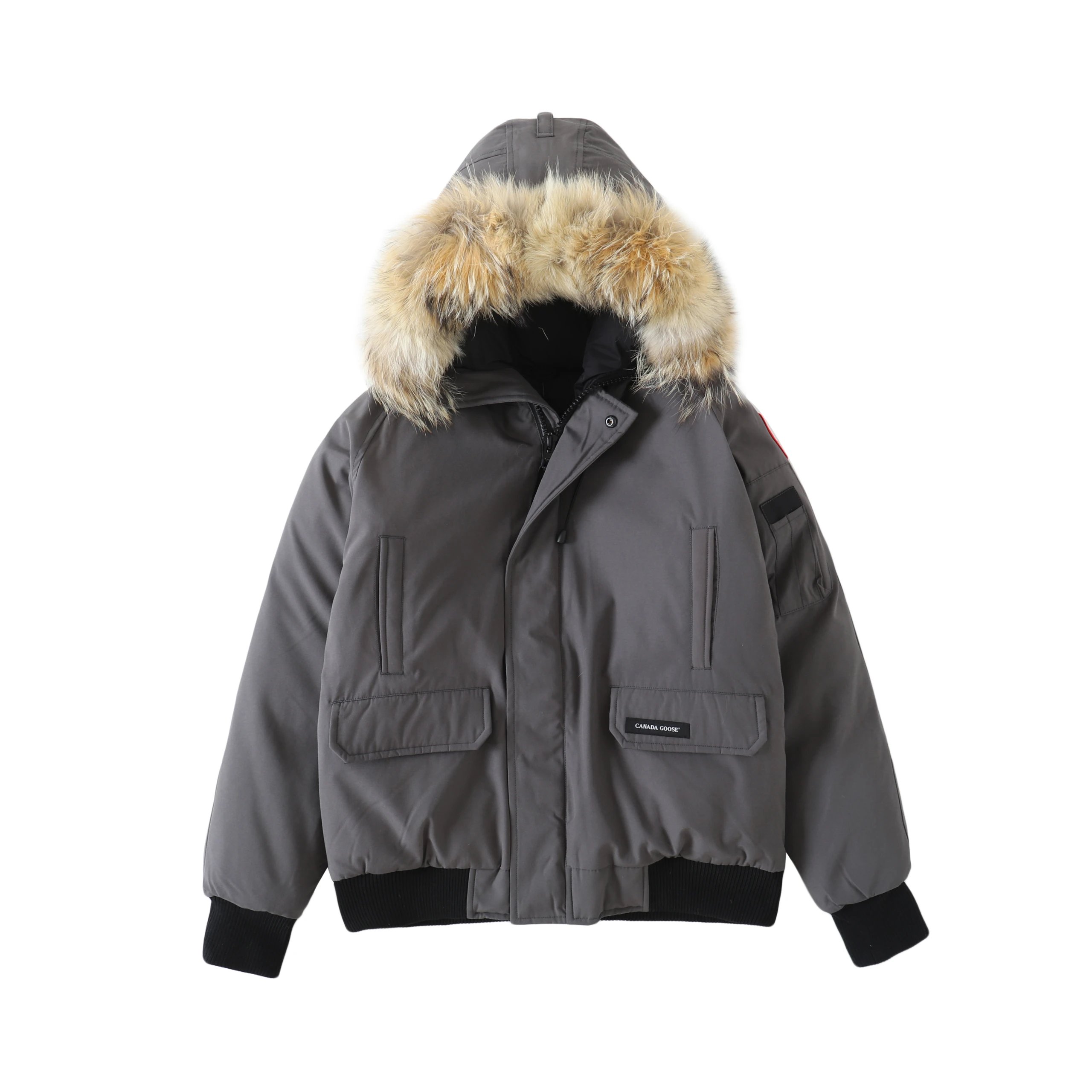 Canada Goose Down Jackets Fur-Trimmed Hooded Jacket — 35