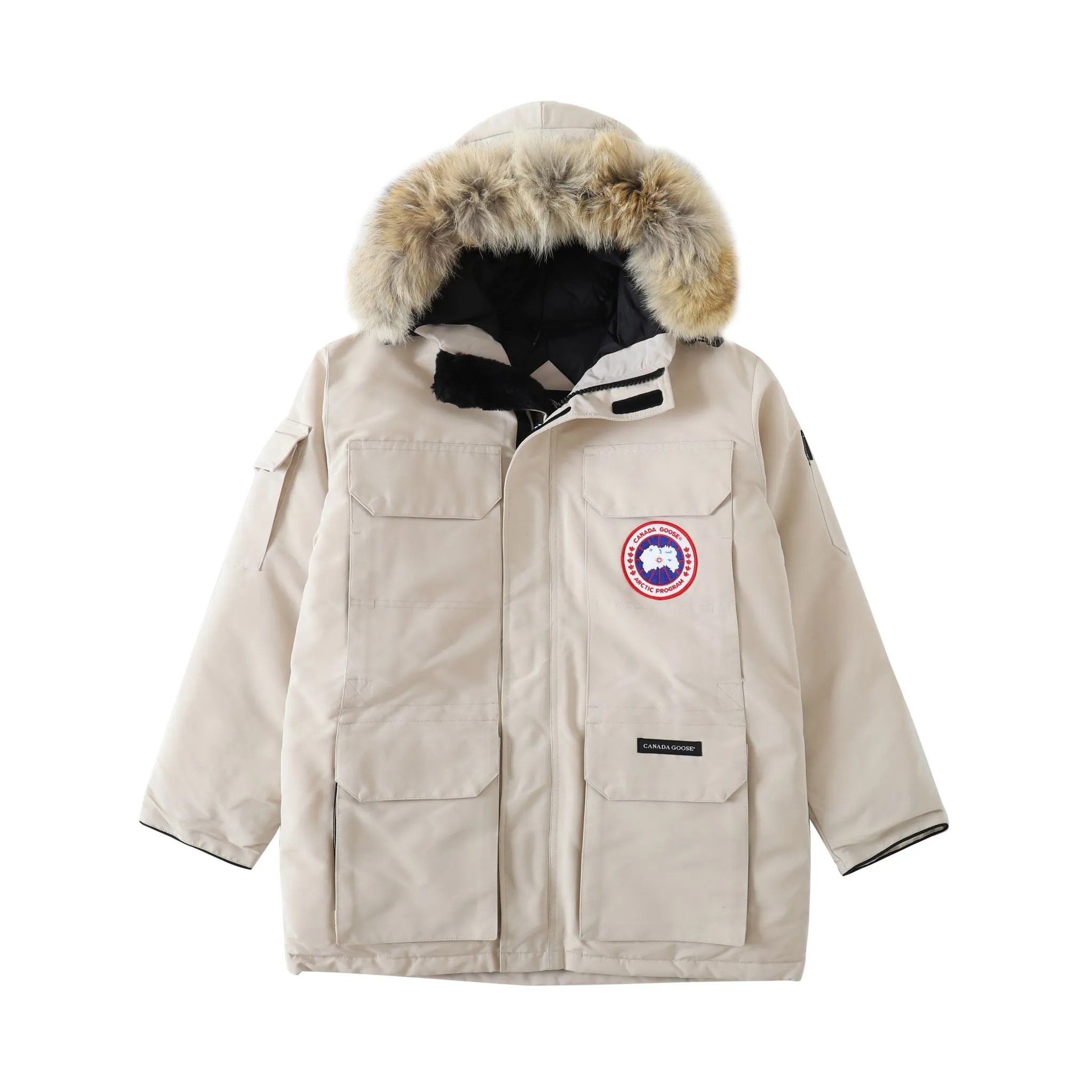 Canada Goose Down Jackets Fur-Trimmed Hooded Jacket — 21
