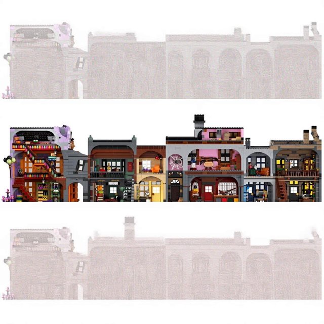Lego-compatible Harry Potter Diagon Alley building set – street scene model toy gift: seller detail photo 5