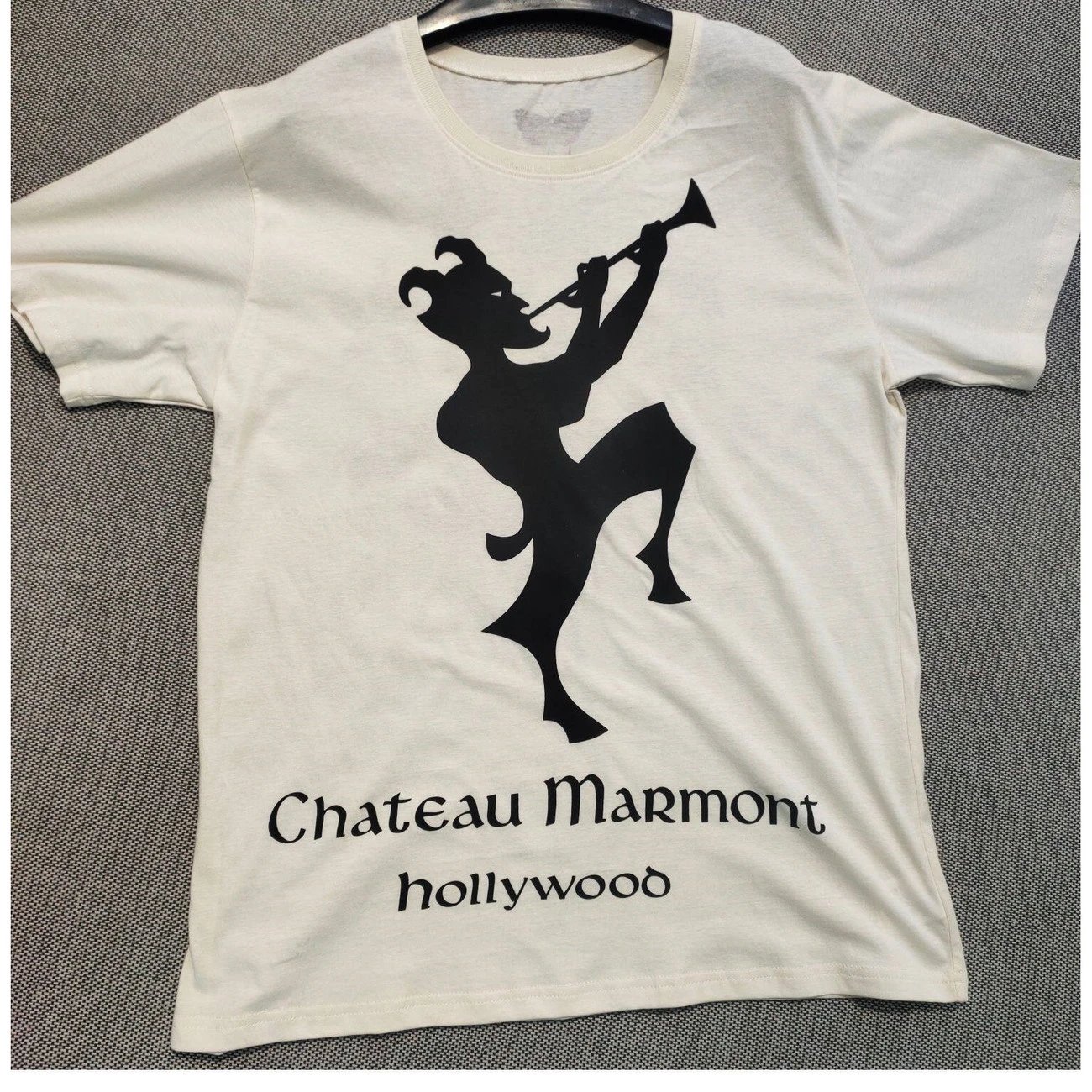C Home 19SS Flute Devil Silhouette Flower Short Sleeve Foreign Famous UDG Rapper Bleood Upper Body
