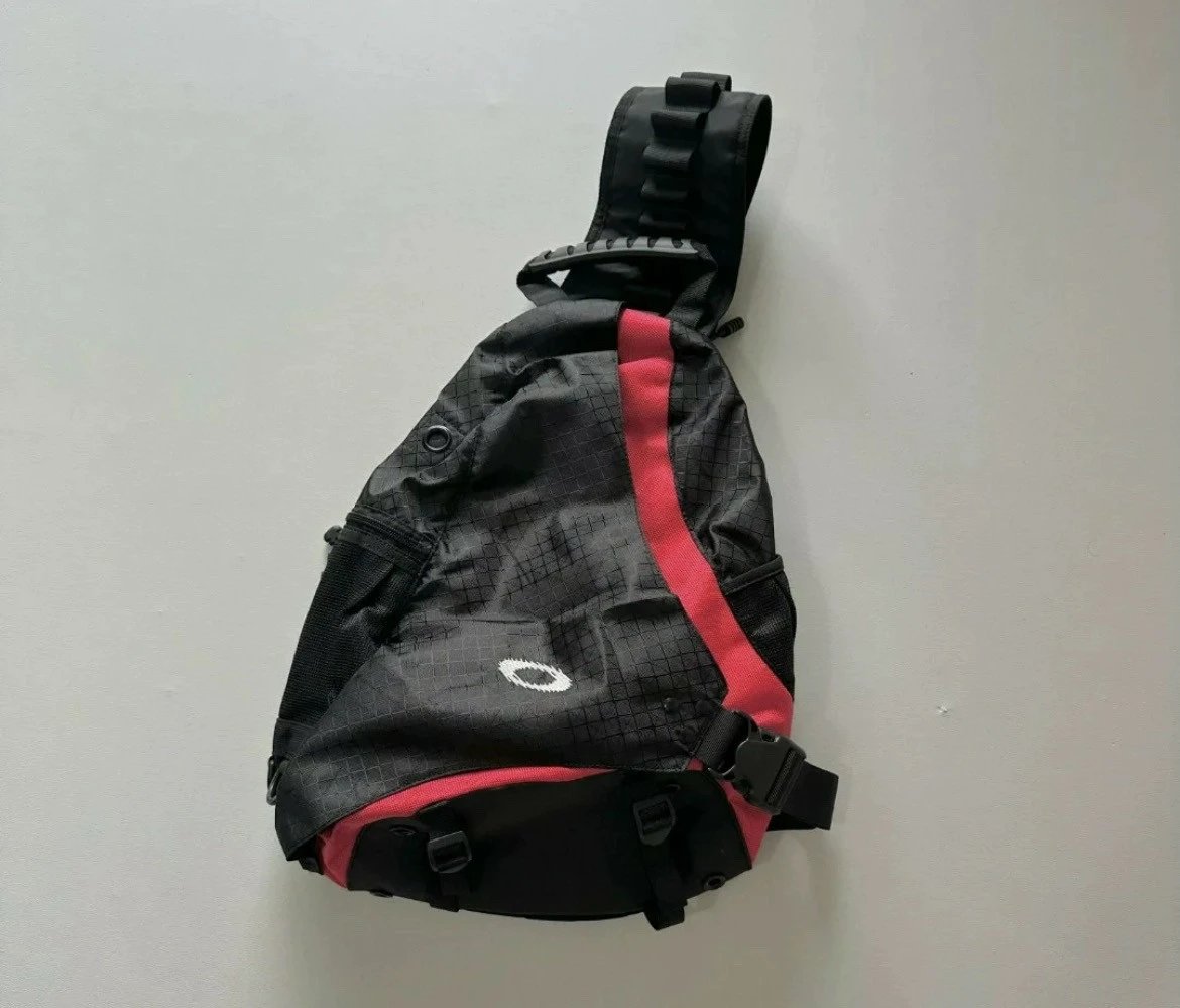 Other Technical Crossbody Sling Bag Black Red