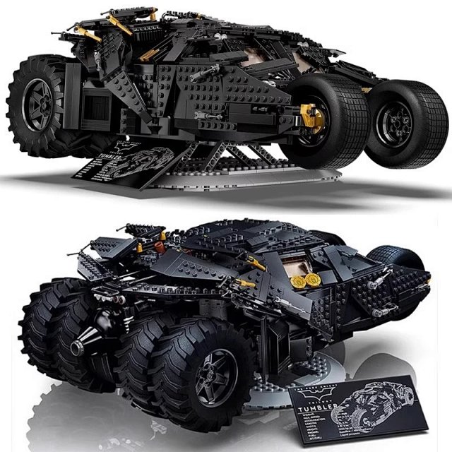LEGO-compatible Dark Knight Batmobile building block model toy: seller detail photo 4