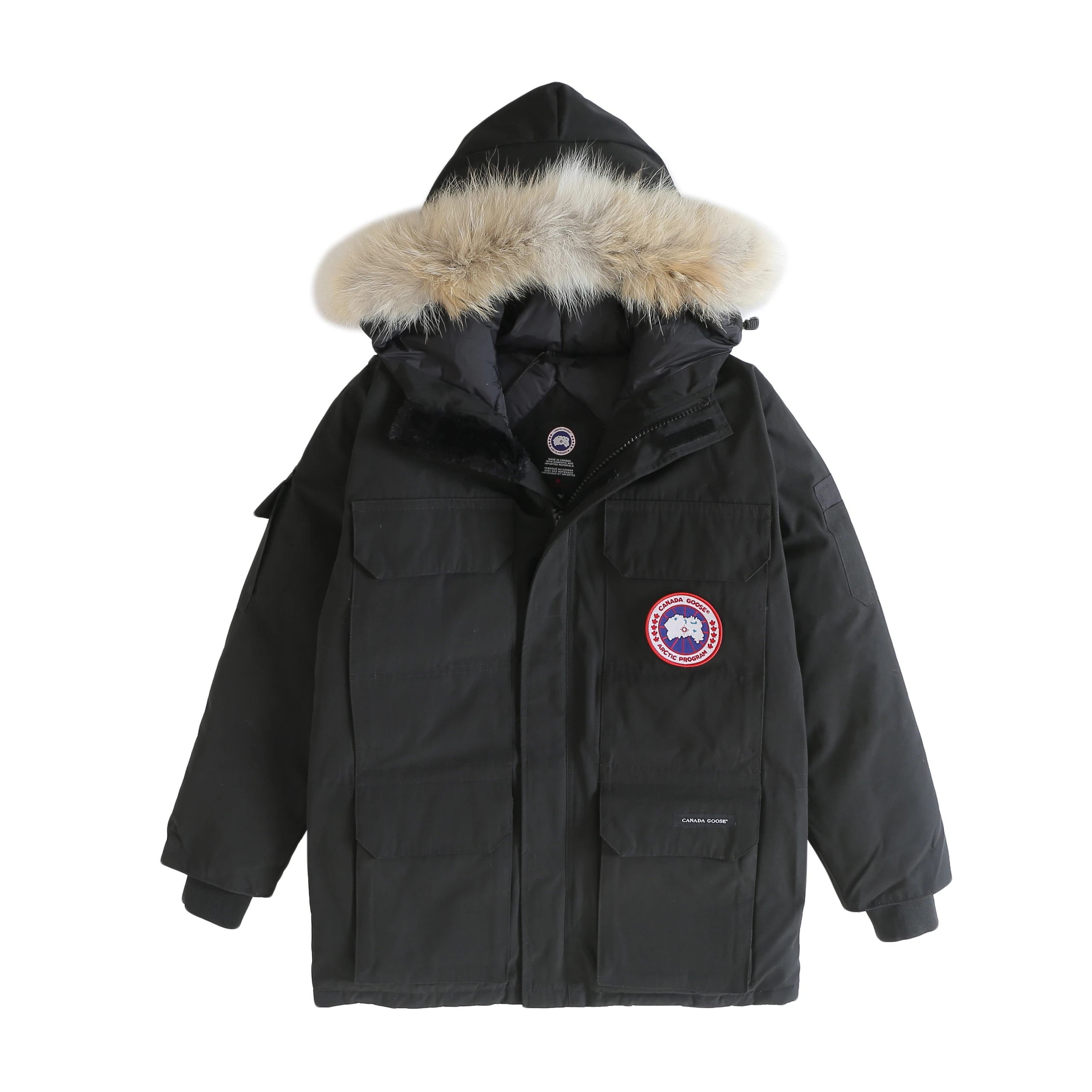 Canada Goose Expedition Parka Graphite Gray Down Jacket - 12
