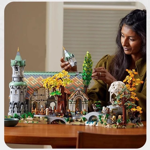 Building block toy compatible with the LEGO Lord of the Rings Rivendell set.: seller detail photo 3