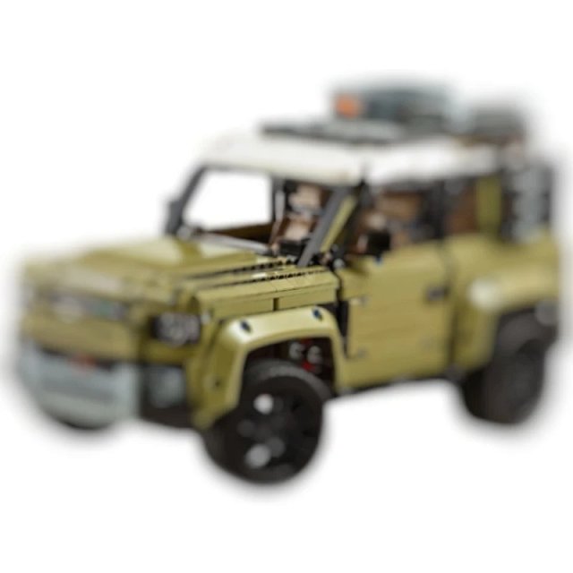 Large-scale, complex build: LEGO Technic-compatible Land Rover Defender off-road vehicle.: seller detail photo 5