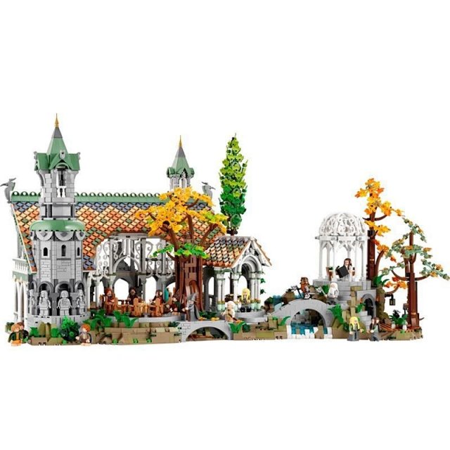 LEGO-Compatible *Lord of the Rings* / *The Hobbit* Rivendell Castle Model Building Block Toy Gift: seller detail photo 5