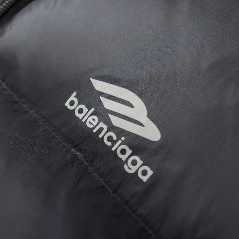 Balenciaga Puffer Jacket Black Down Jacket - 6
