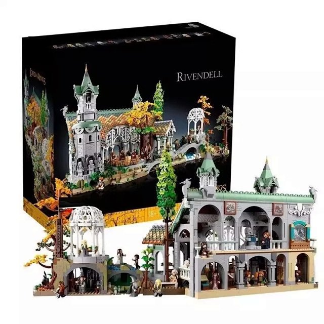 LEGO-Compatible *Lord of the Rings* / *The Hobbit* Rivendell Castle Model Building Block Toy Gift: seller detail photo 6