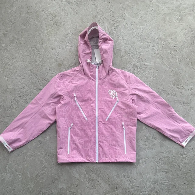 MUTA Jackets Hooded zip-up shell jacket with multiple zip pockets product detail image 4