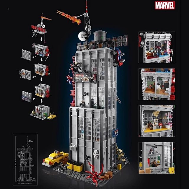 Compatible with LEGO Daily Bugle Marvel Super Heroes Spider-Man Building Blocks: seller detail photo 4