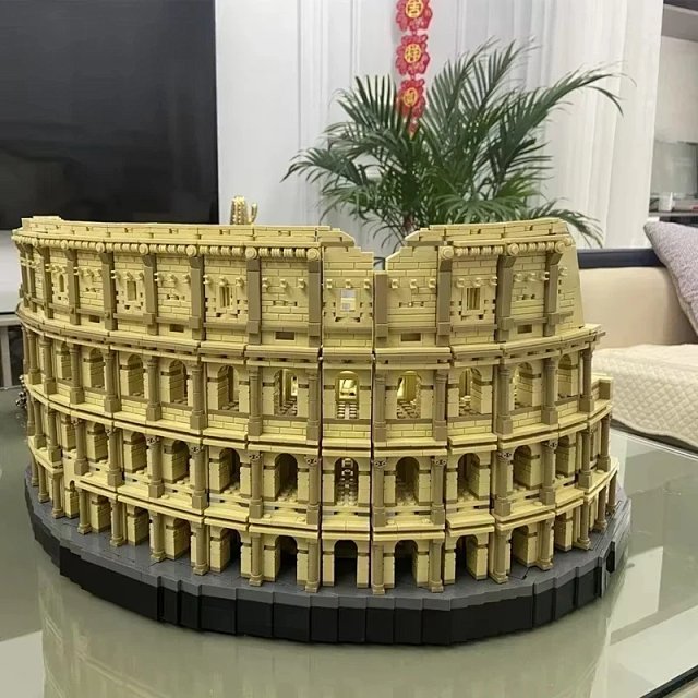 Lego-compatible Roman Colosseum ICONS Series Building Block Set – Educational Construction Toy for Adults: seller detail photo 4