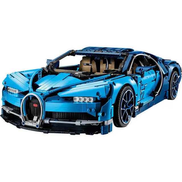 High-difficulty Technic-style building block sports car toy compatible with LEGO Bugatti Veyron: seller detail photo 5