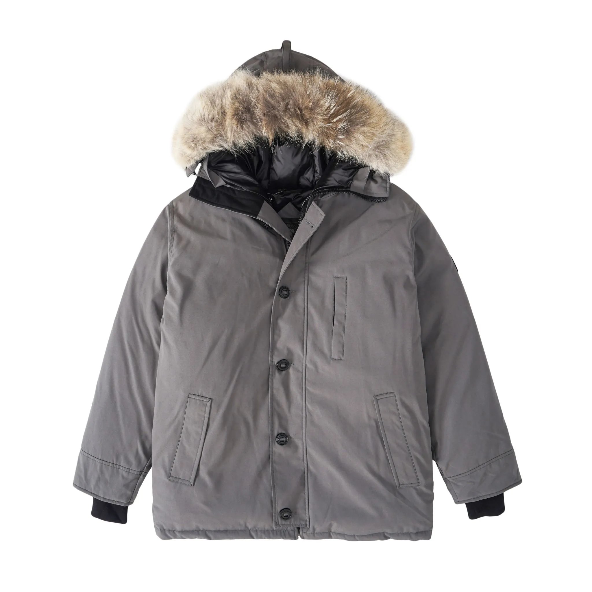 Canada Goose Down Jackets Fur-Trimmed Hooded Parka — 4