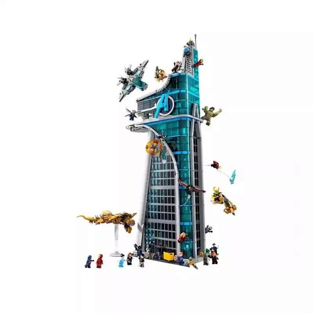 Lego-compatible "Avengers Alliance Tower" building block set – an assembly model and display piece for boys.: seller detail photo 5