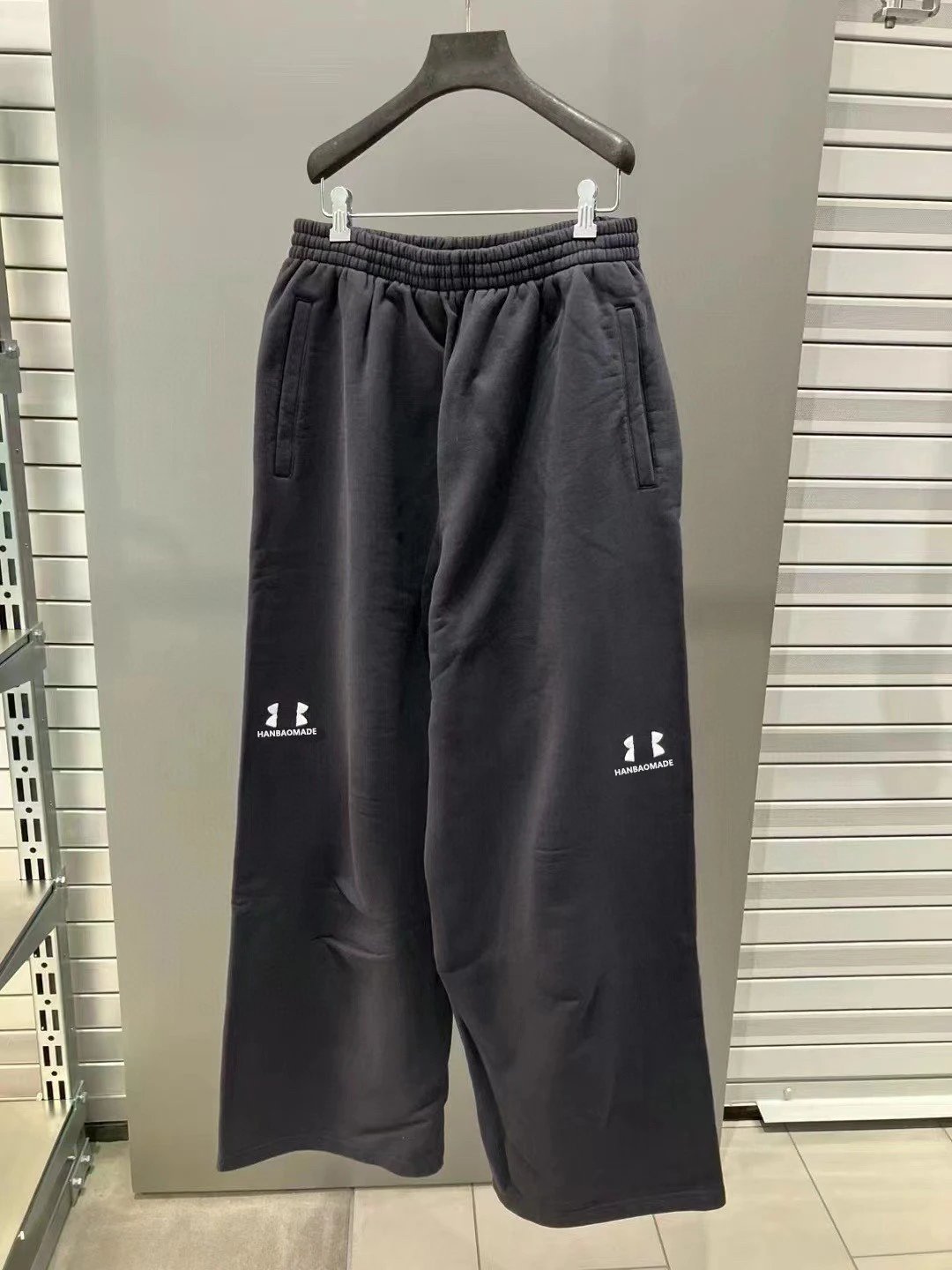 HANBAO Under Armour Sweatpants Logo Relaxed Black