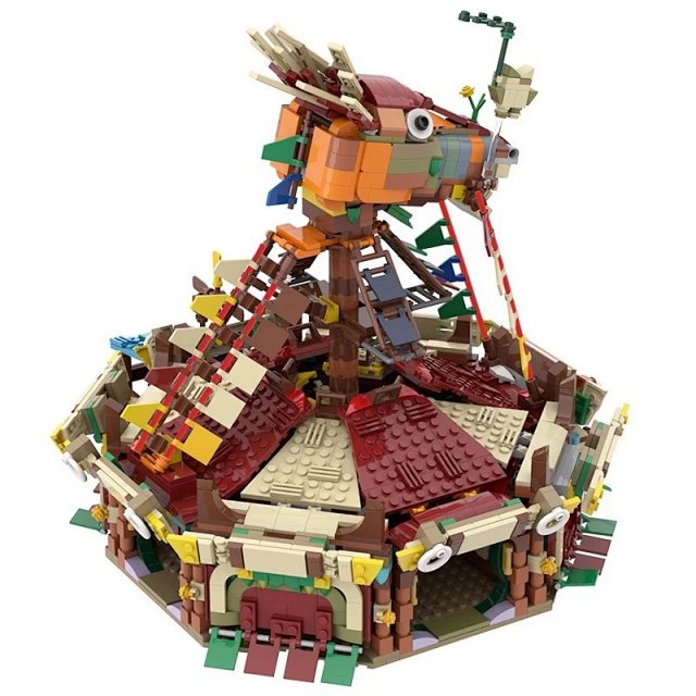 Lego-compatible MOC *Breath of the Wild* Stable creative building set – *The Legend of Zelda* DIY toy bricks: seller detail photo 1