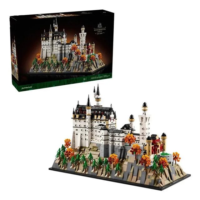 LEGO City Landmark Series Compatible Neuschwanstein Castle Building Block Model Toy: seller detail photo 6