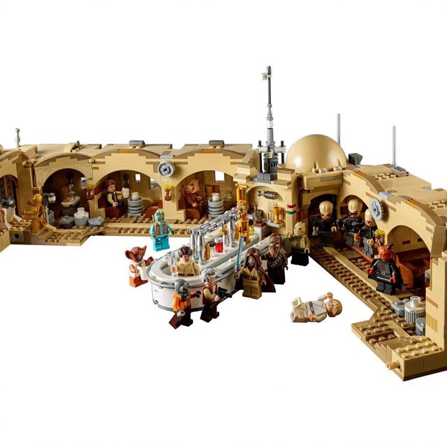 Lego-compatible Star Wars Mos Eisley Cantina building block set – street scene model toy: seller detail photo 5