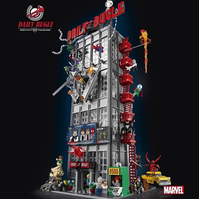 Compatible with LEGO Daily Bugle Marvel Super Heroes Spider-Man Building Blocks: seller detail photo 1