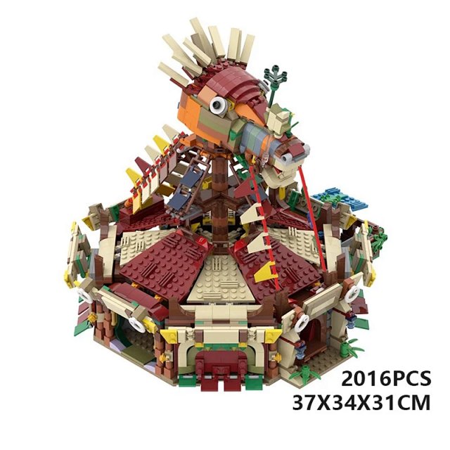 Lego-compatible MOC *Breath of the Wild* Stable creative building set – *The Legend of Zelda* DIY toy bricks: seller detail photo 3