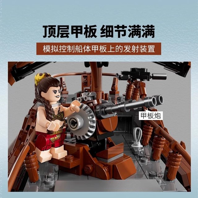 LEGO Star Wars Jabba's Luxury Sailbarge Building Set – Compatible Toy Gift: seller detail photo 4
