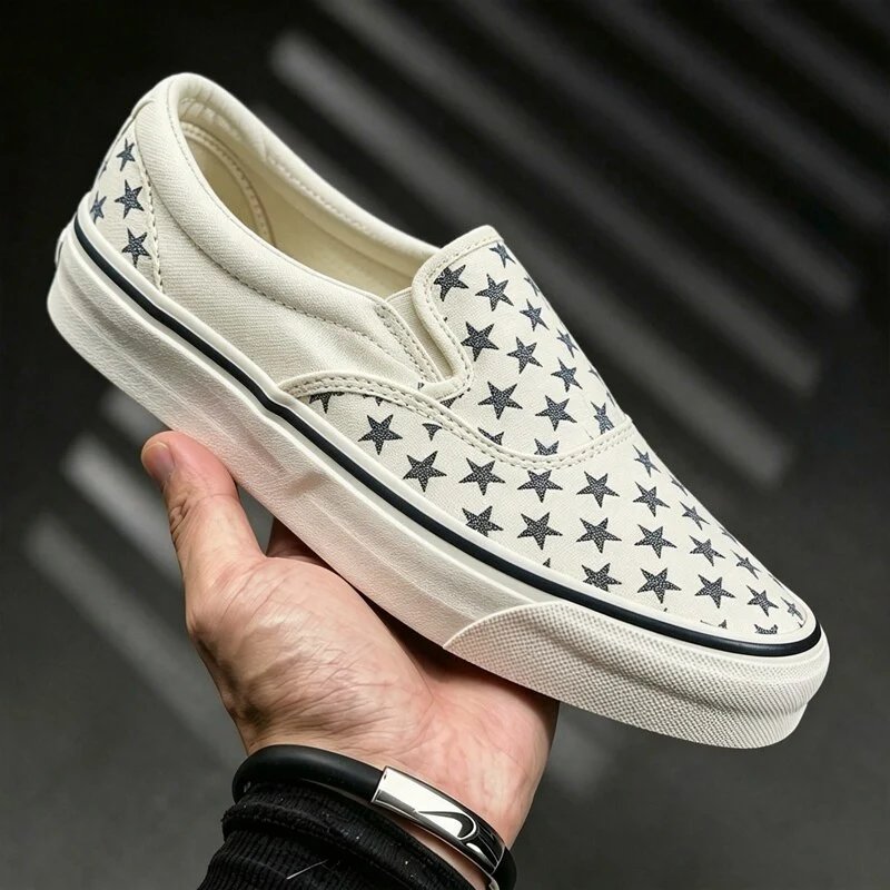Slip-On Black Stars