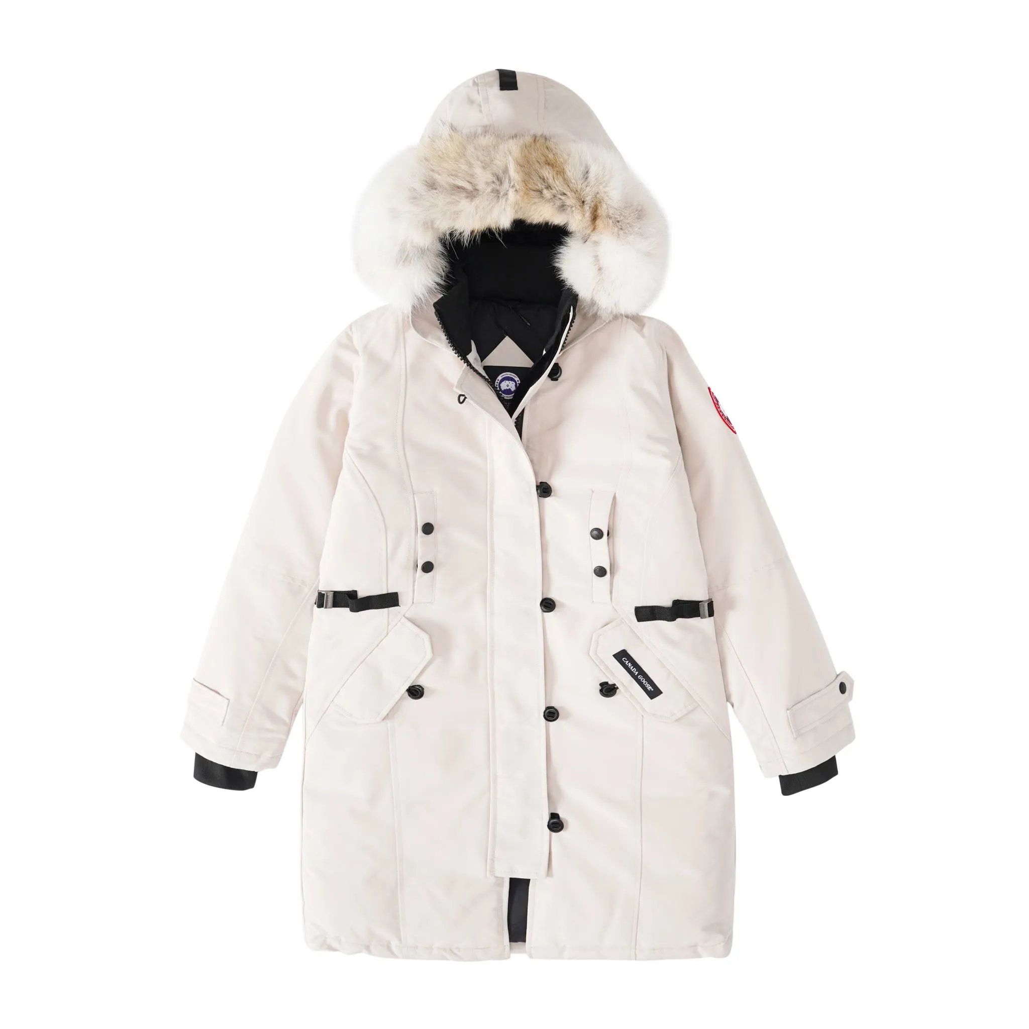 Canada Goose Expedition Parka Beige Down Jacket - 13
