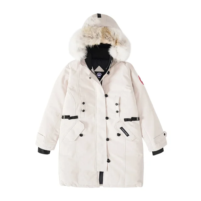 Canada Goose Down Jackets Fur-Trim Hooded Parka product detail image 12