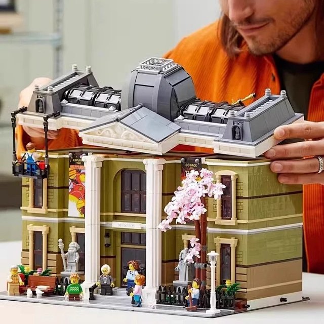 Lego-compatible Natural History Dinosaur Museum building block toy set: seller detail photo 1