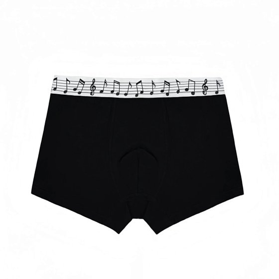 Moire Original Authentic New Mid Waist Underwear Creative Note Four Corners Cotton Breathable Men's Four Corners Shorts
