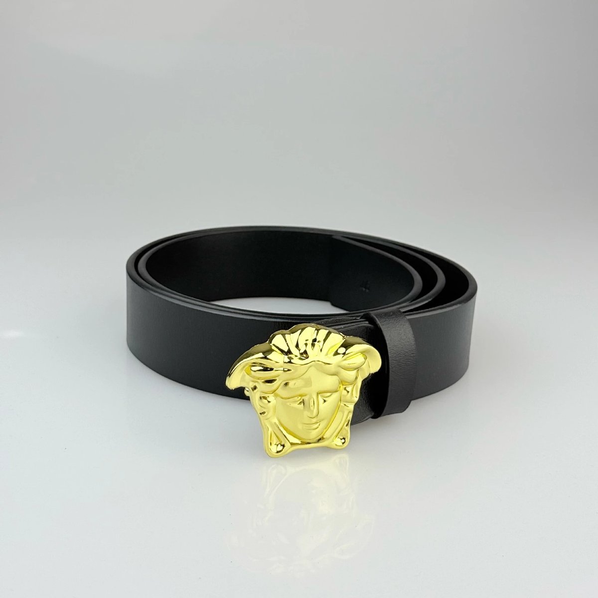 Men's Full-Grain Leather Belt, Minimalist Jeans Belt, Versatile Fashion