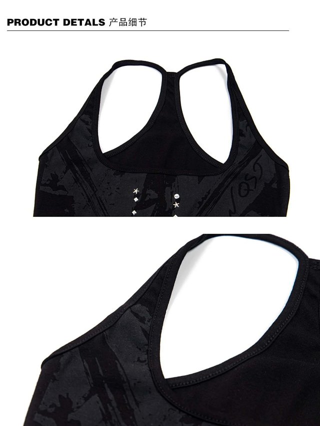 Rhinestone Embellished Sleeveless Tank Top: seller detail photo 3