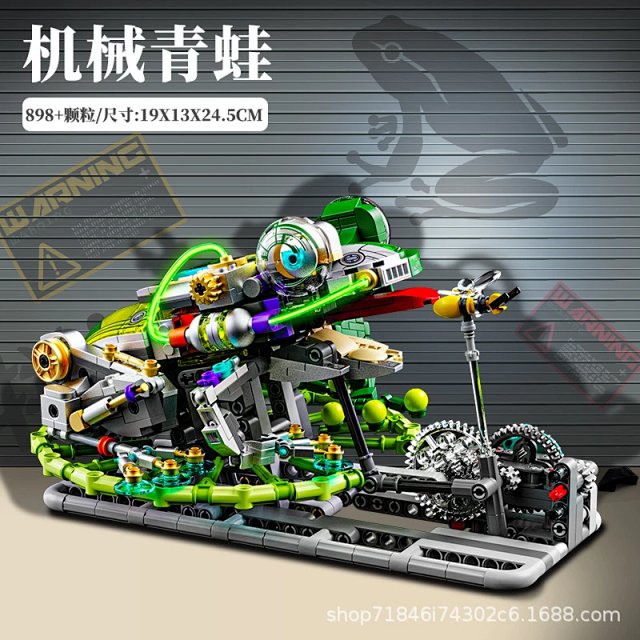 Lego-style Ice Dragon Model: Challenging Building Block Set – Educational Toy, Gift, and Light-Up Display Piece: seller detail photo 8
