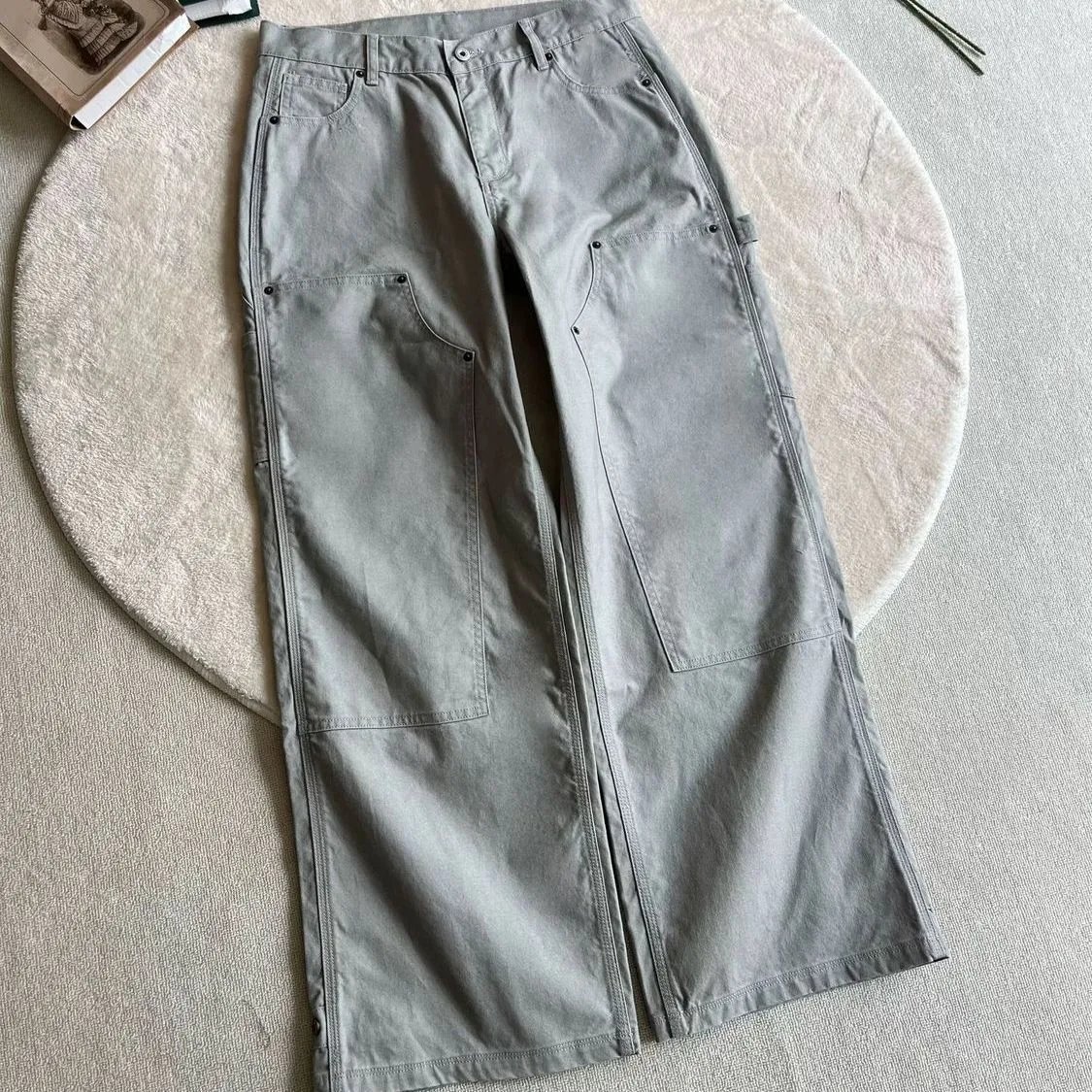 B01 Double Knee Work Pants Lumberjack Pants - Cement Grey