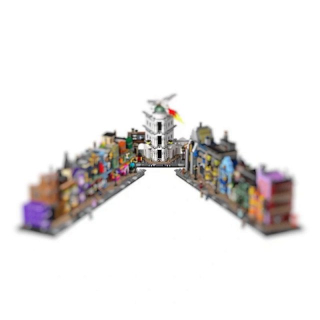LEGO-compatible Harry Potter Series 76444 Mini Diagon Alley Building Set – Collectible Display Model: seller detail photo 5