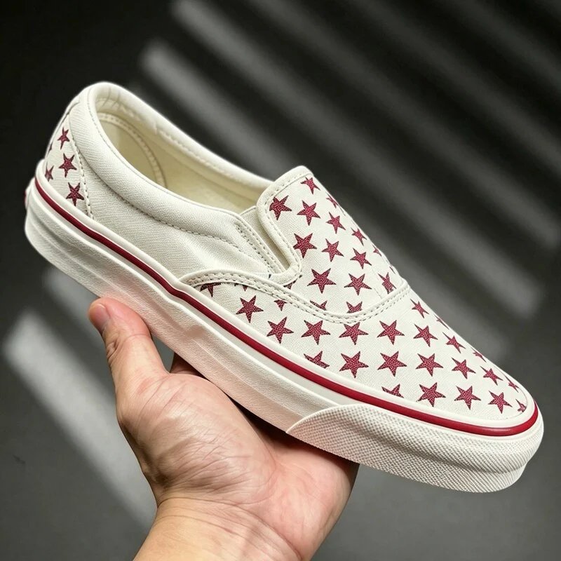 Slip-On Red Stars