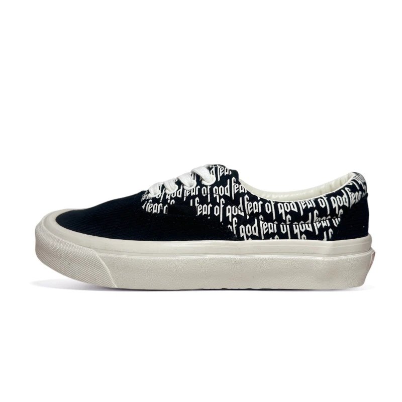 Lace-Up FOG Black White Letters
