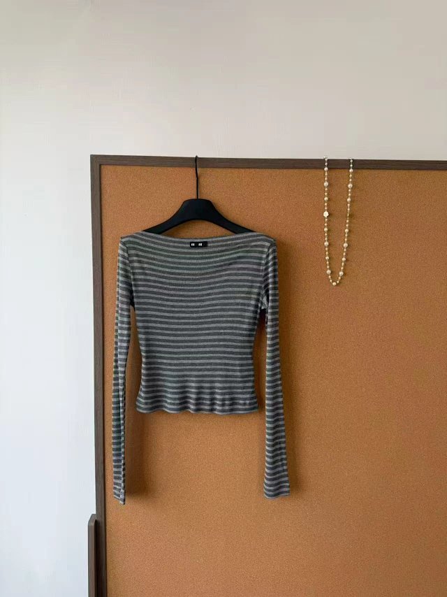 Striped jersey top: seller detail photo 4