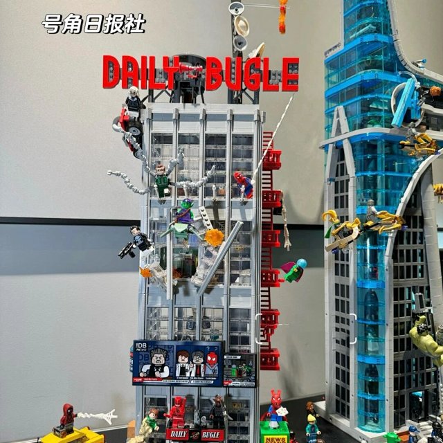 Lego-compatible "Avengers Alliance Tower" building block set – an assembly model and display piece for boys.: seller detail photo 7
