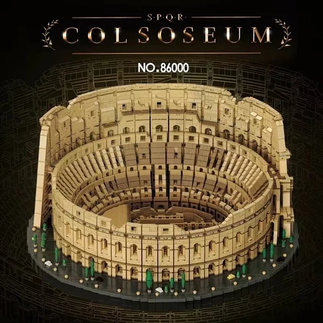 Lego-compatible Roman Colosseum ICONS Series Building Block Set – Educational Construction Toy for Adults: seller detail photo 1