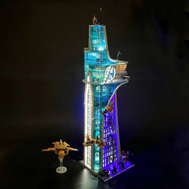 Lego-compatible "Avengers Alliance Tower" building block set – an assembly model and display piece for boys.: seller detail photo 6