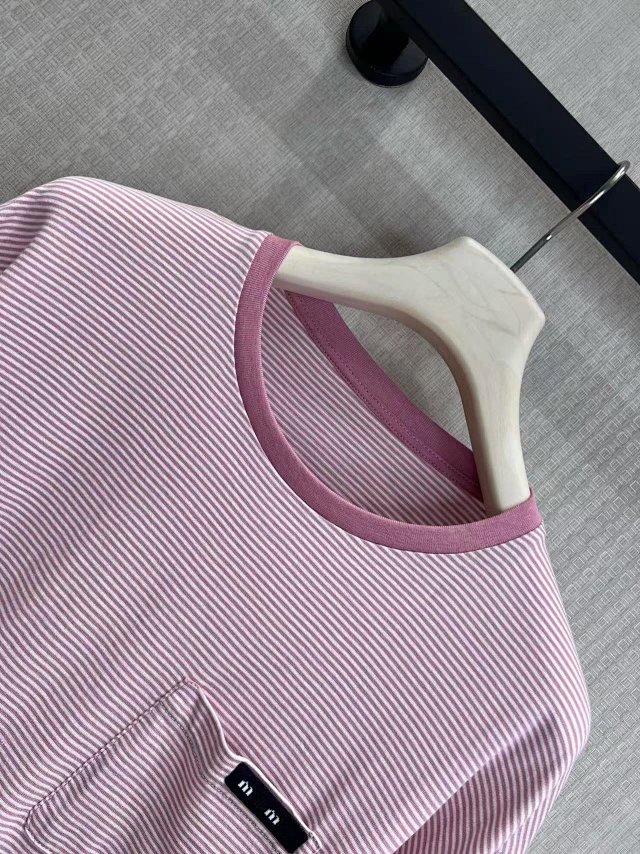 Striped jersey T-shirt: seller detail photo 3