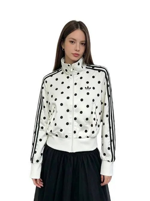 Adidas Women's Satin Polka Dots TT Track Jacket: seller detail photo 1