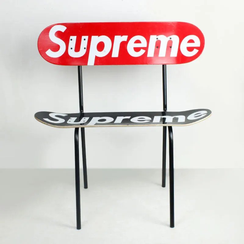 【Skateboard stool] custom creative bar clothing milk tea coffee shop