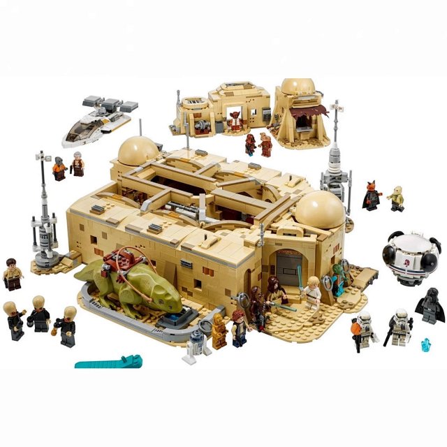 Lego-compatible Star Wars Mos Eisley Cantina building block set – street scene model toy: seller detail photo 4